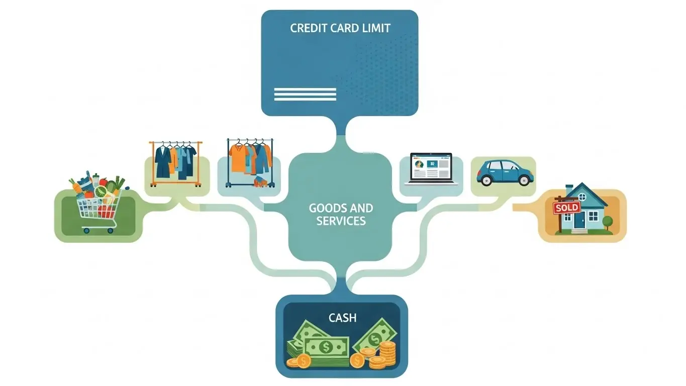 신용카드 현금화 수수료 관련 안내 이미지